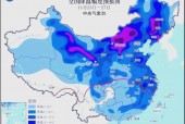 全国天气降温分布图？全国天气预报降雨分布图？
