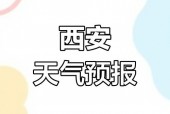 今日天气预报西安市？搜索 西安今日天气预报查询？