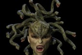 人头蛇身怪物图片？人头蛇身的神话人物图片？