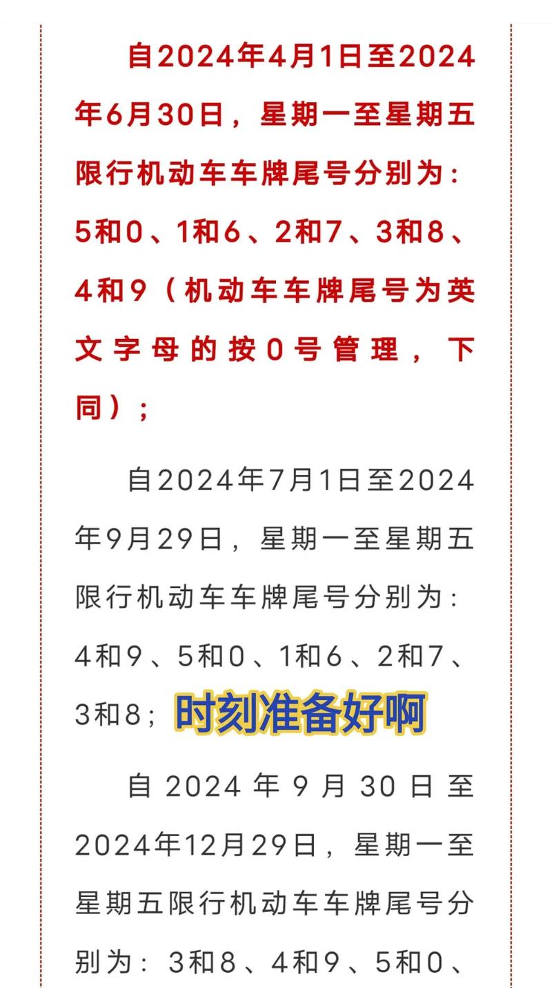 天津市限行尾号是多少，今天尾号限行是几  第3张