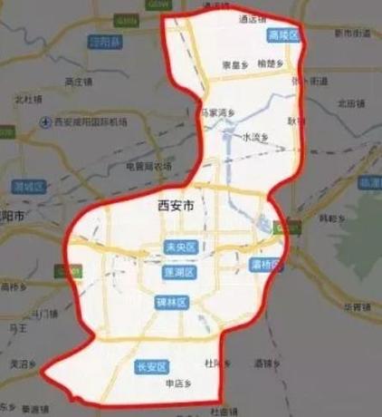 西安限行区域地图，西安限行区域地图最新？  第6张