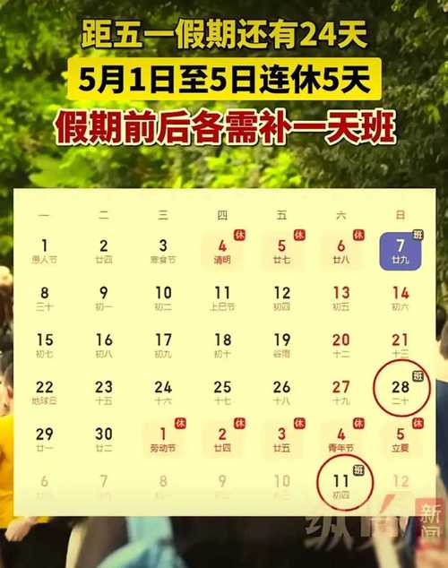 五一假期到几号，五一假期到几号免费？  第5张