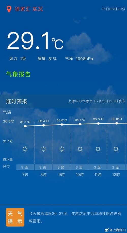 上海今天至月底天气，上海今天至月底天气预报查询  第2张