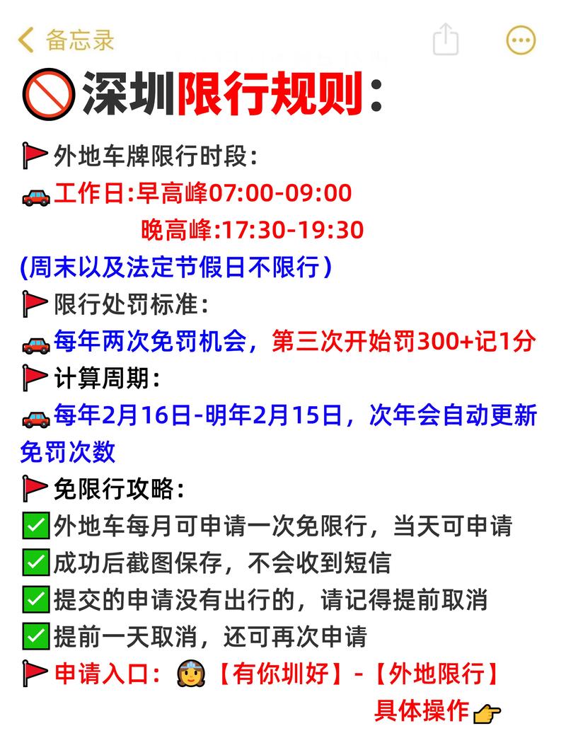 深圳外地车牌限行时间？深圳外地车牌限行时间早上几点到几点？  第4张