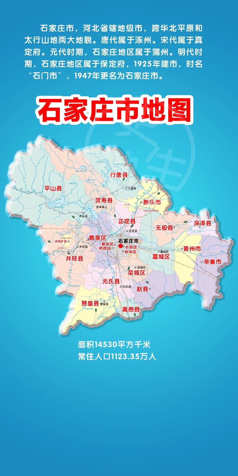 石家庄区域划分图，石家庄区域划分图界限  第2张