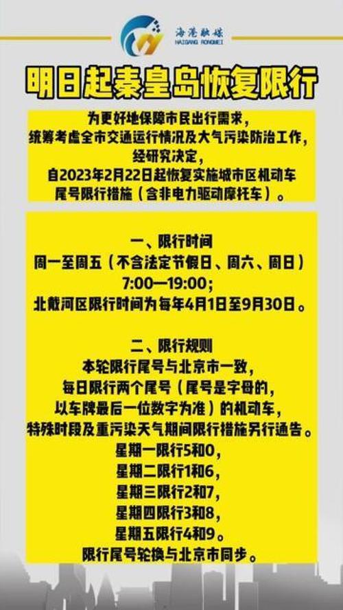 秦皇岛限号吗？秦皇岛限号吗2024年7月？  第4张