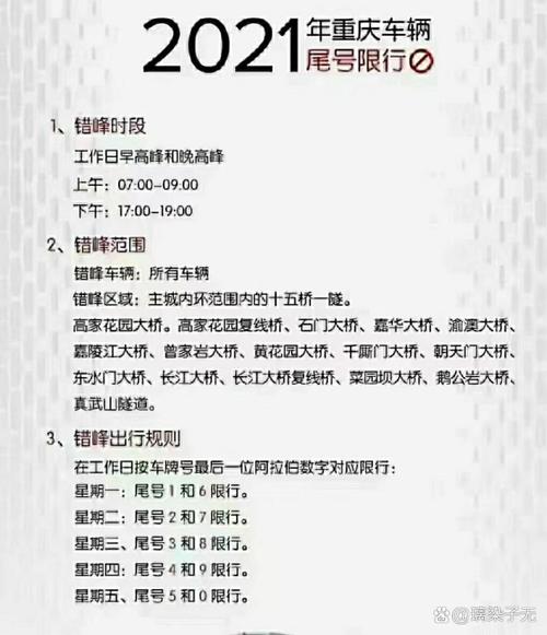 重庆限号时间，重庆限号时间2023最新规定  第4张