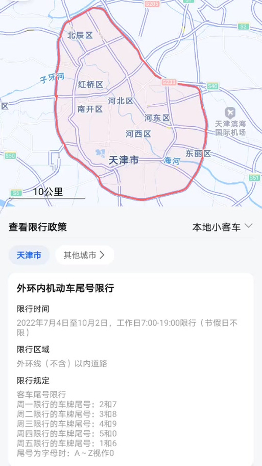 天津区域号牌限行规定，天津区域号牌限行规定春节限行吗？  第1张