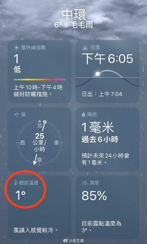 手机天气的体感温度？手机天气里的体感温度是什么？  第1张