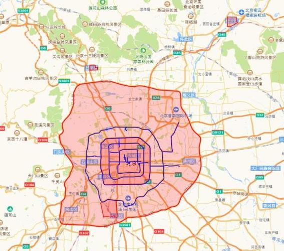 限行尾号北京区域，北京限行尾号地区  第2张