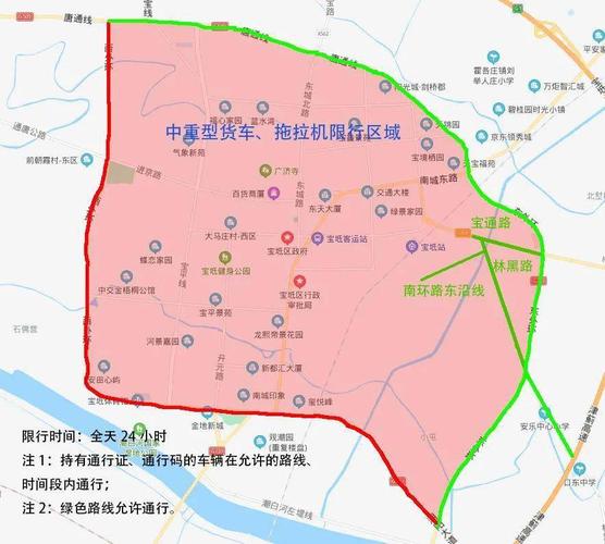 天津外环线限行范围图，天津外环线限行范围图 限号？  第2张