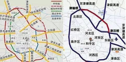天津外环线限行范围图，天津外环线限行范围图 限号？  第3张