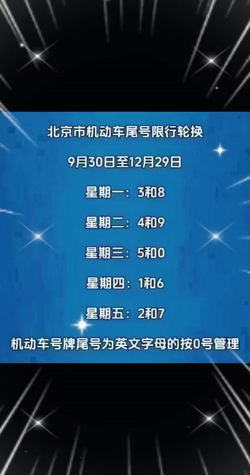 香河今日限行尾号，香河今日限行号码  第5张