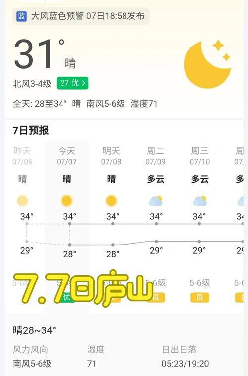 庐山天气查询10天，庐山天气预报15天气报？  第4张