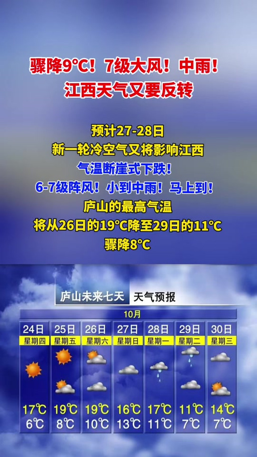 庐山天气查询10天，庐山天气预报15天气报？  第5张