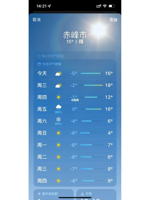 赤峰市最新天气情况，赤峰市最新天气情况表？  第3张