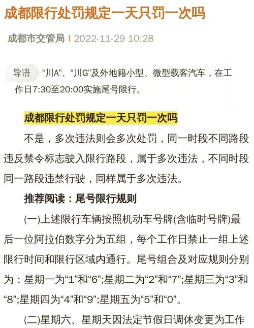 限号处罚规定及扣分标准？成都限号处罚规定及扣分标准？  第1张