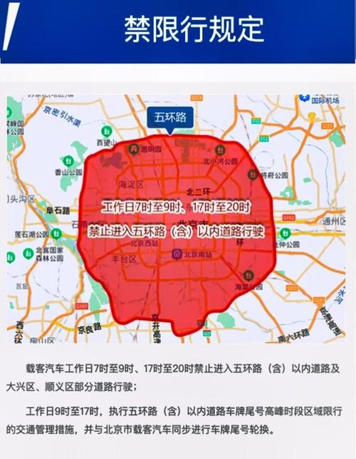 北京早晚高峰外地车限行时间，2025北京限行时间表图片  第2张