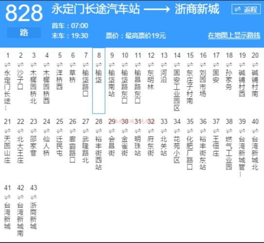 北京公交车几点开始到几点结束？北京881路公交车路线时间表？  第1张