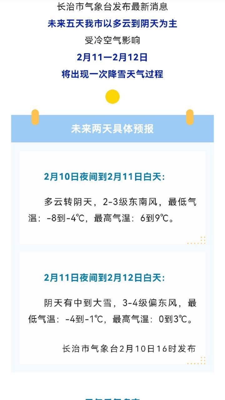 高平天气15天预报，高平天气一周  第1张