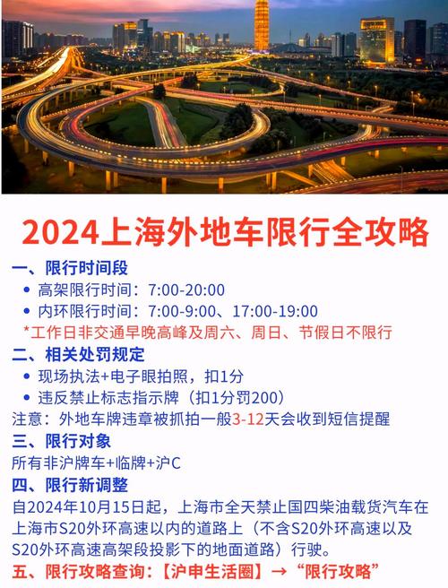 上海外牌限行规定，外地车在上海限行规定？  第4张