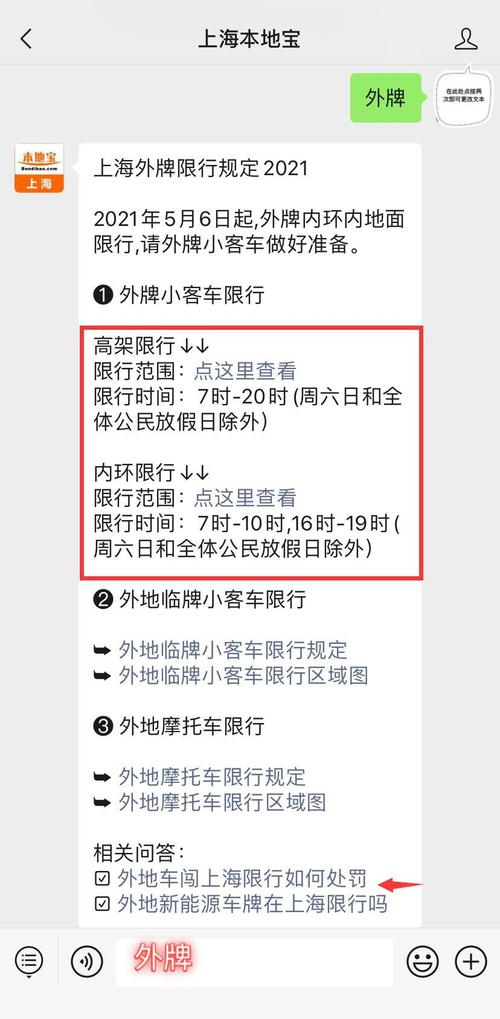 上海外地车牌限行时间，上海外地车牌限行时间2025年规定？  第6张