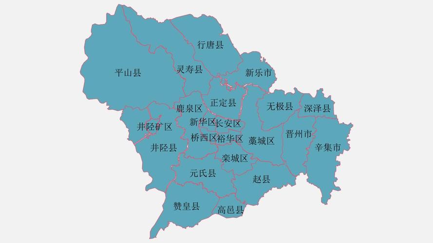 石家庄区域划分图，石家庄区域划分图2024  第2张