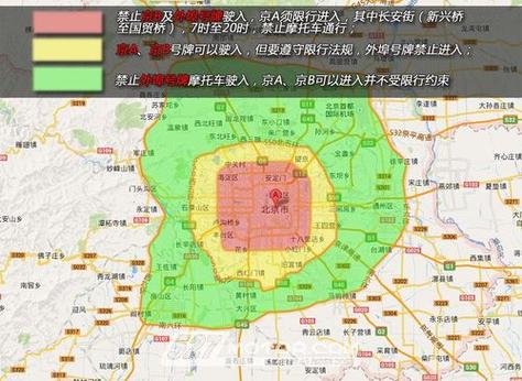 北京小汽车尾号限行，北京小汽车尾号限行区域  第1张