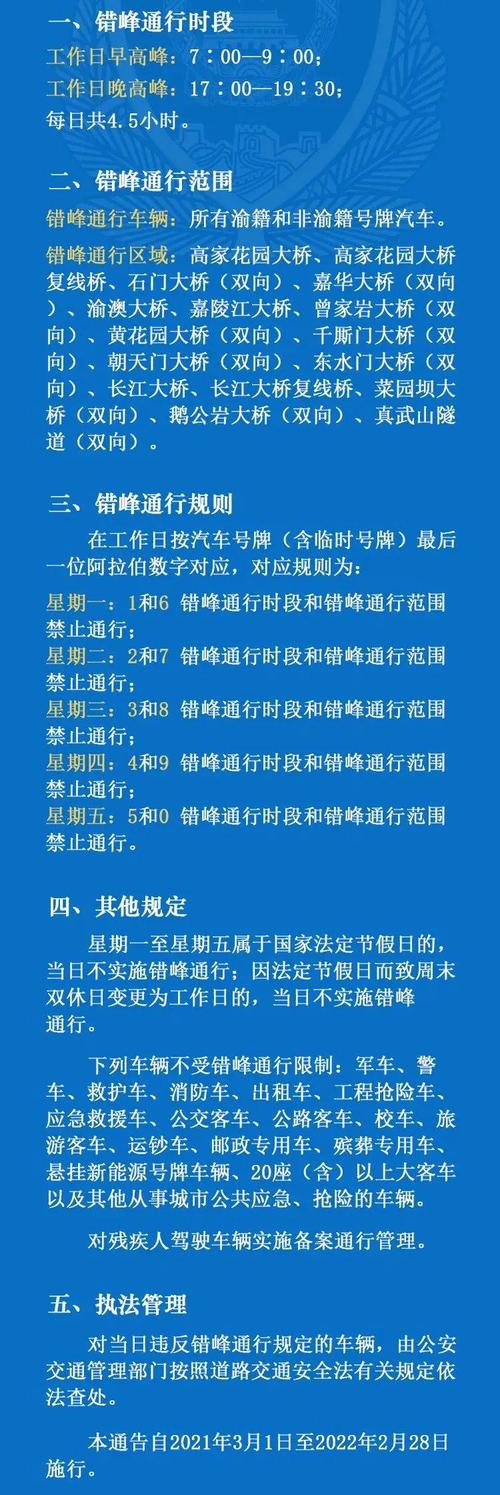 重庆机动车限号规定2023，重庆机动车限号规定2023年？  第5张