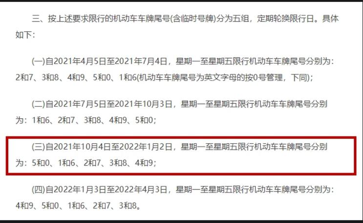 邯郸限号，邯郸限号2025最新限号时间表  第1张