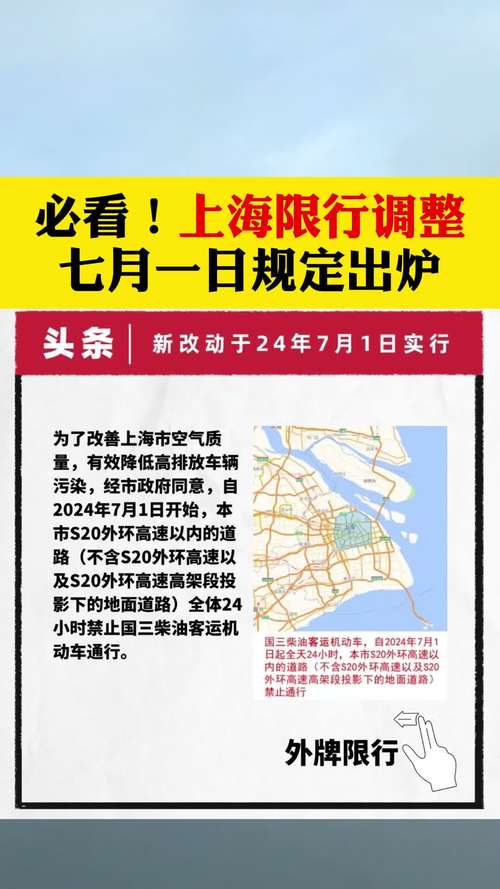 上海外牌内环地面限行时间？上海外牌内环地面限行时间是几点？  第6张