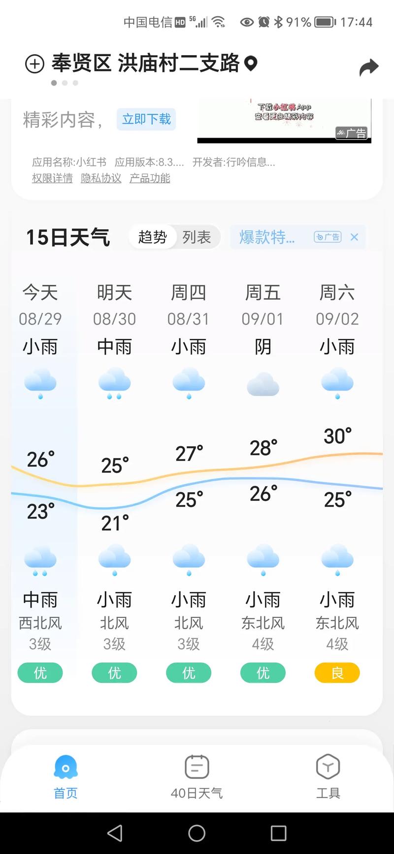 上海的天气预报七天？上海 天气 7天？  第4张