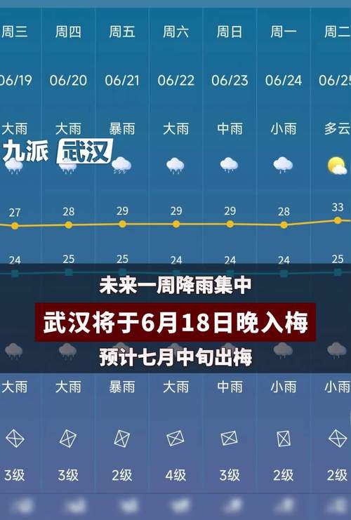 武汉天气预报一周内，武汉天气预报一周内查询  第5张