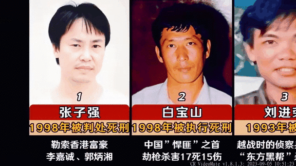 中国悍匪排名大全？中国悍匪 前十名？  第1张