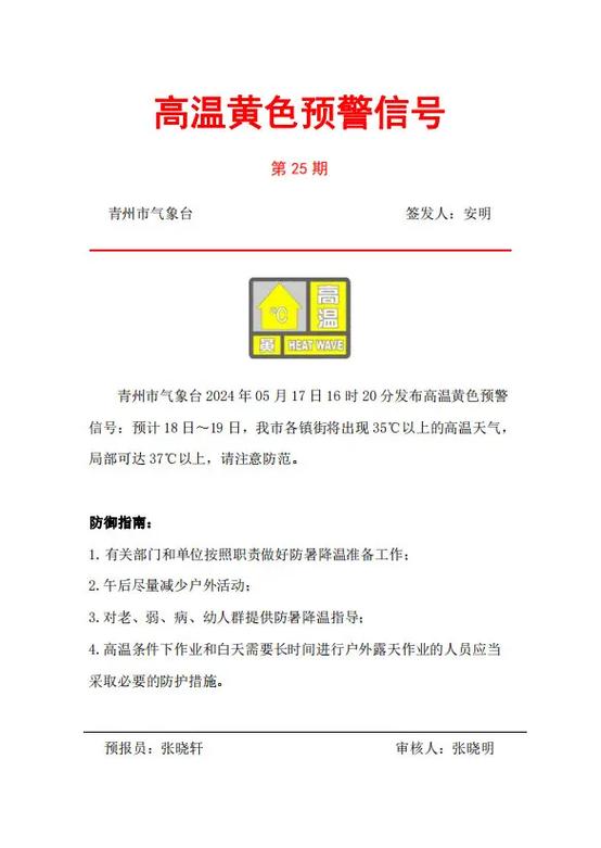 青州一周内天气预报？青州最准天气15天？  第1张