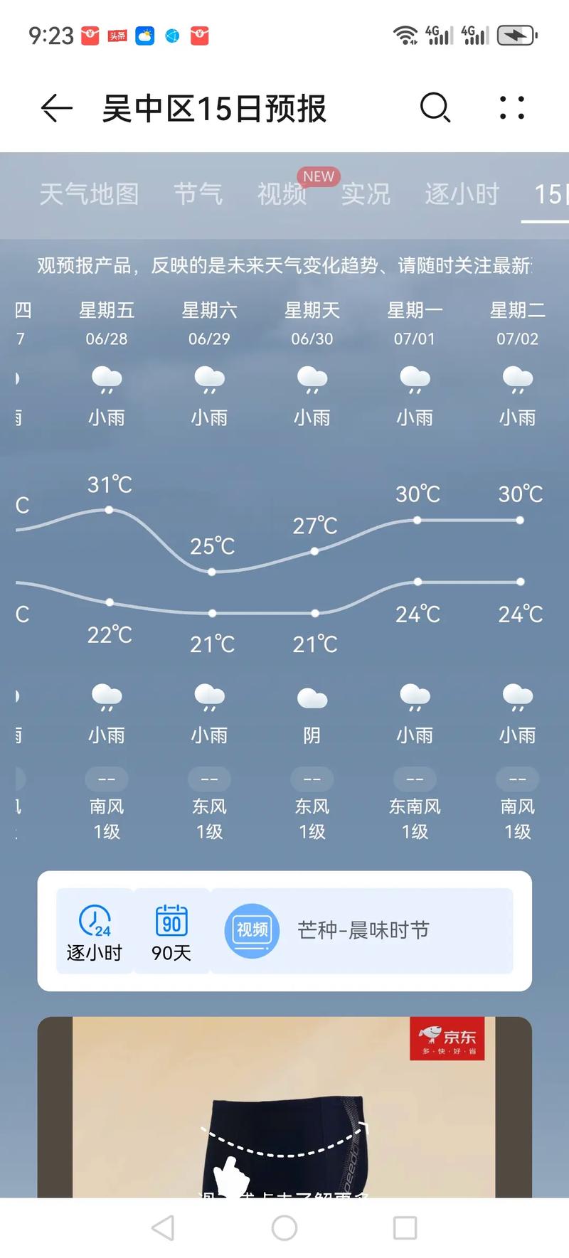 苏州半个月天气预报，苏州杭州天气预报15天查询  第4张
