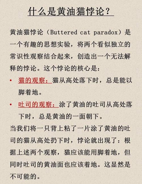 黄油猫悖论真的吗，黄油猫悖论想说明什么  第5张