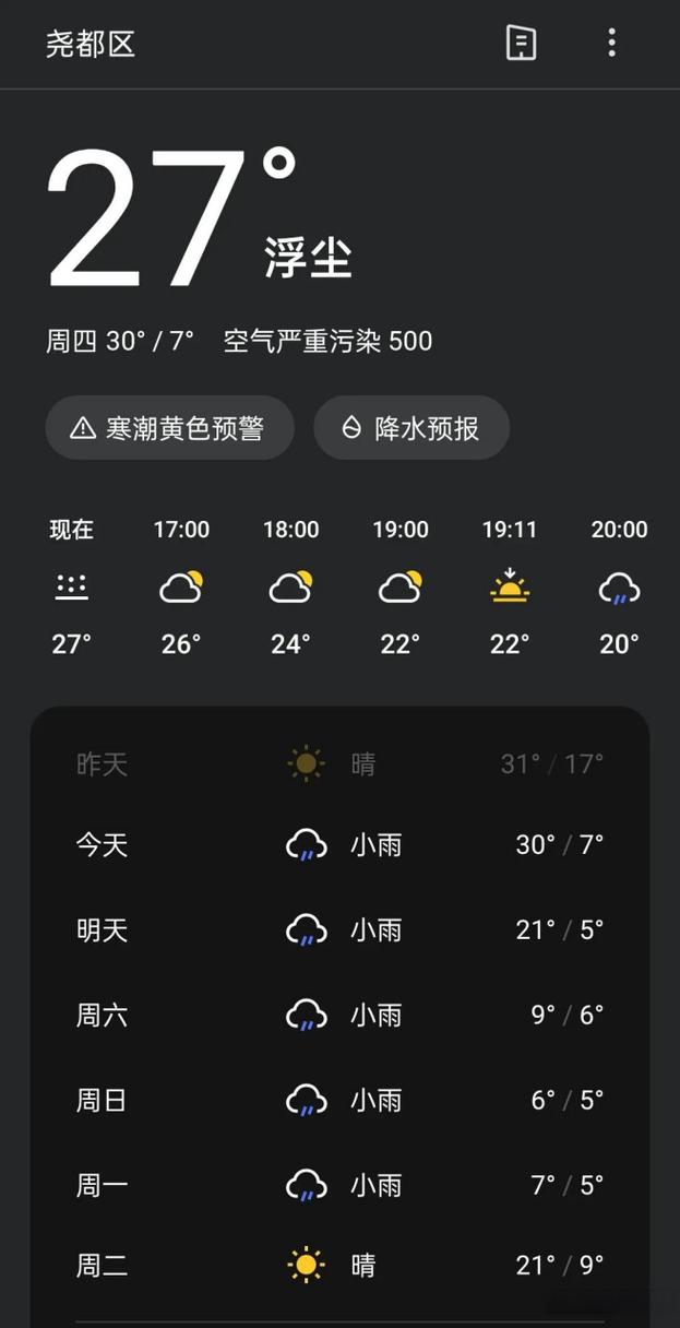 汾阳一周内天气预报？汾阳近15天天气？  第5张