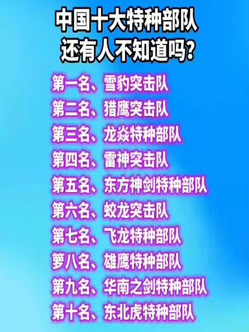 中国比较好的特种部队叫什么，中国的最强特种部队？  第2张