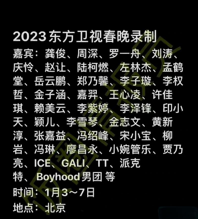 2023年春晚吓人？2033年春晚？  第2张