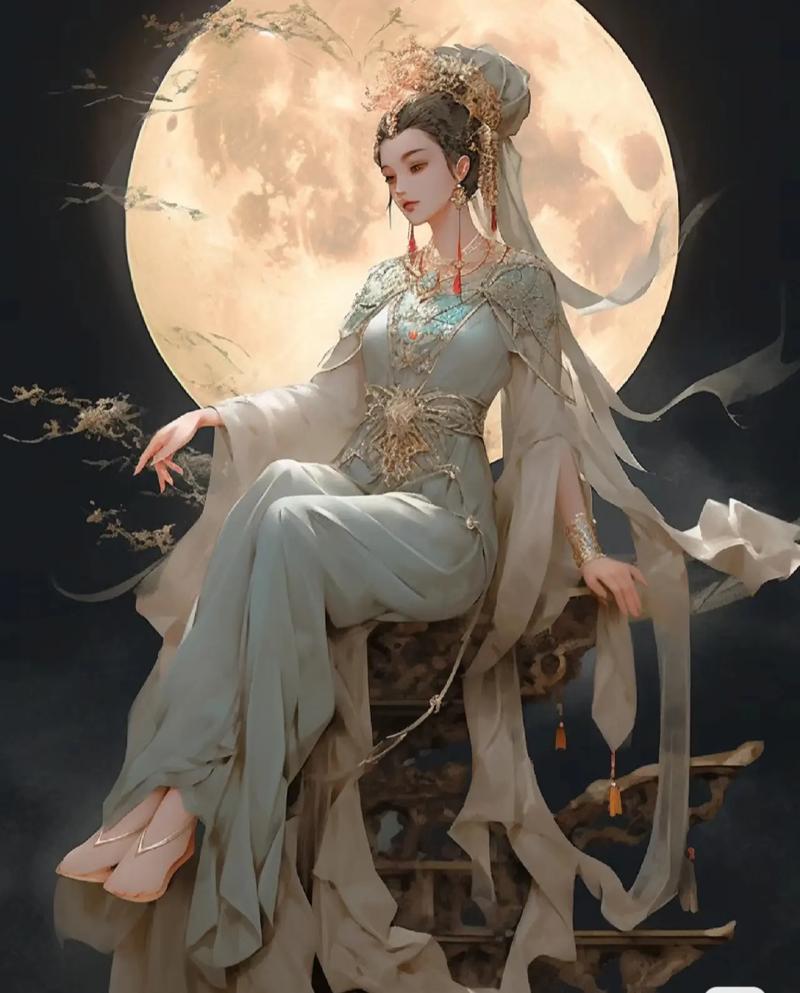 嫦娥真身吓人全部图片，嫦娥真身吓人全部图片大全？  第4张