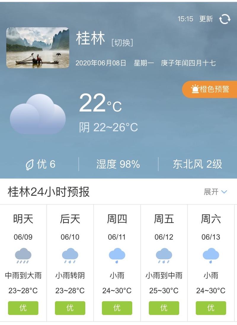 未来15天天气桂林？未来十五天桂林天气？  第5张