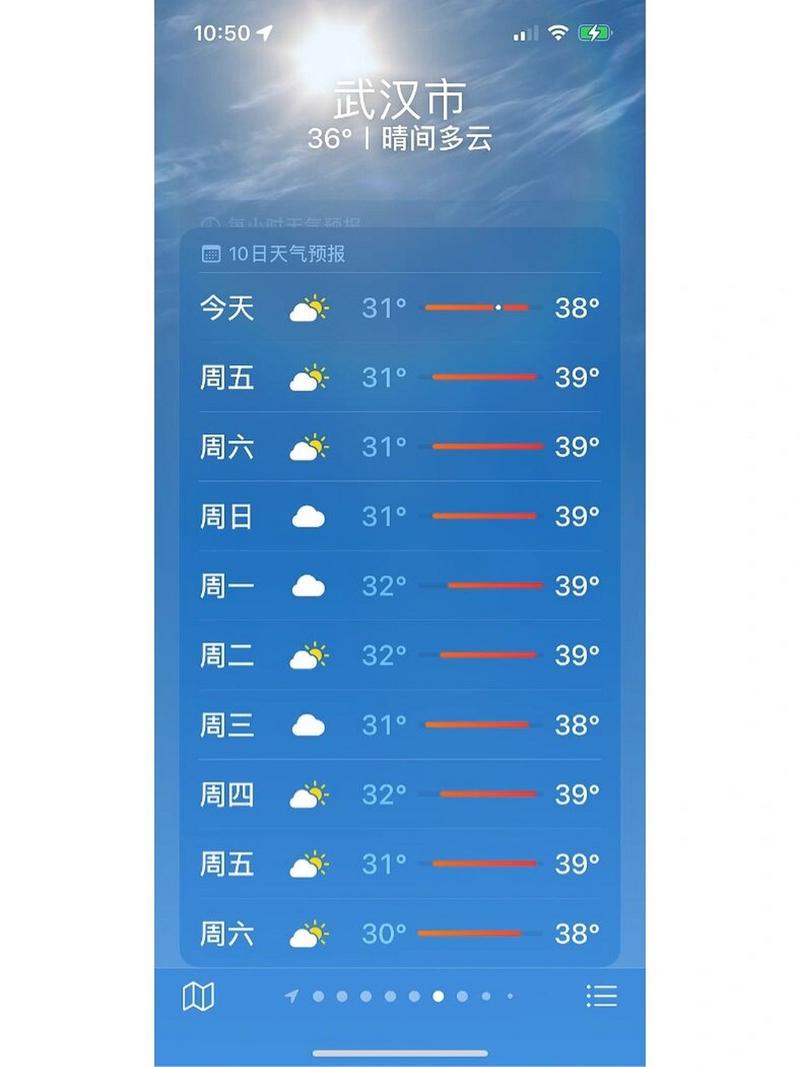 武汉今天天气每小时，武汉今天气温多少  第5张