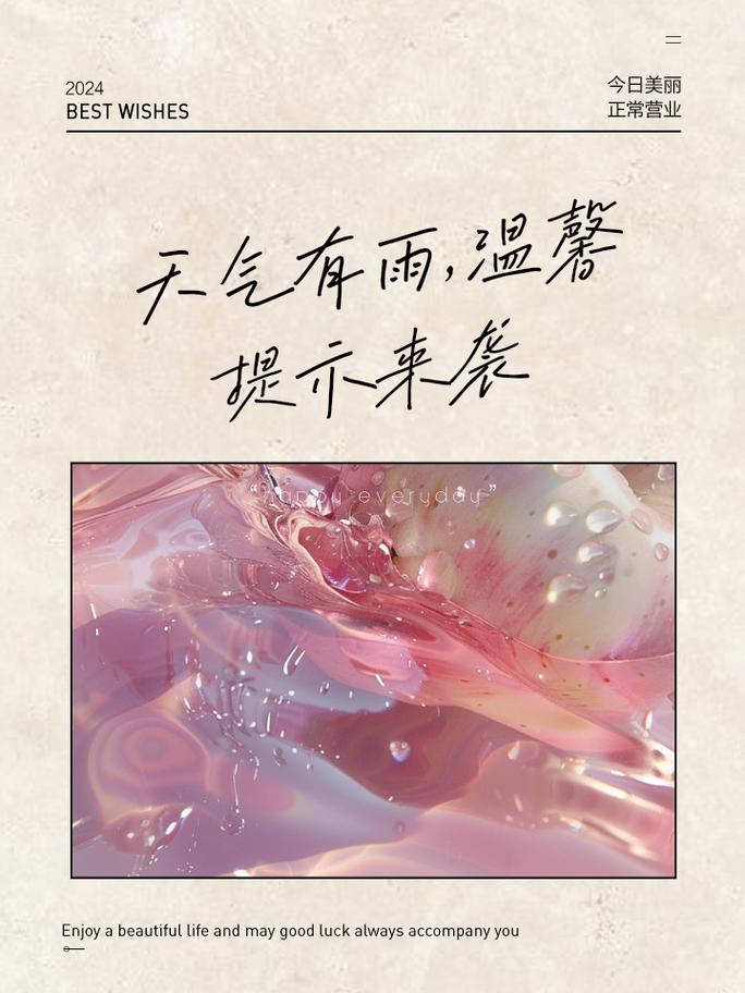 下雨天气温馨提示语？下雨天温馨提示短句？  第5张