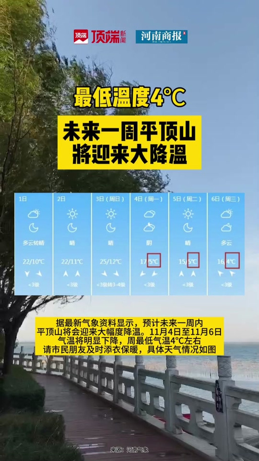 明天天气预报平顶山？平顶山市明天天气？  第3张
