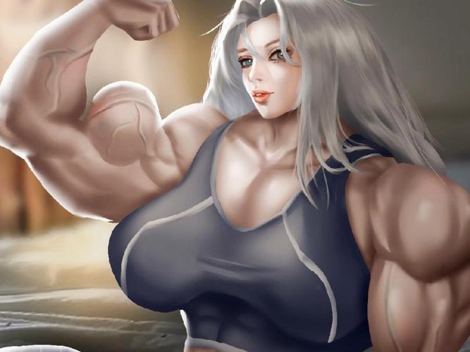 世界上最恐怖的肌肉女，肌肉最恐怖的小孩  第4张