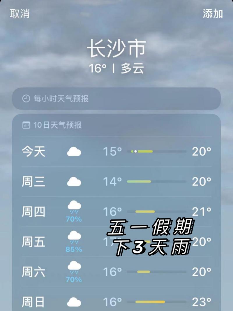 长沙天气预报查询一，1长沙天气预报  第6张