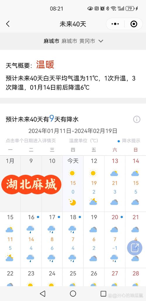 湖北麻城15天天气，湖北 麻城 天气？  第3张