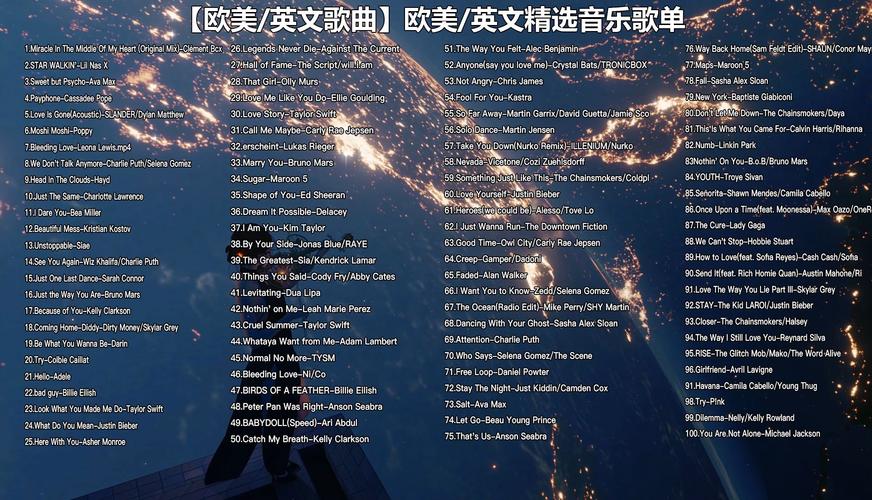 世界前十比较好听的歌曲，世界前十比较好听的歌曲排名榜？  第4张