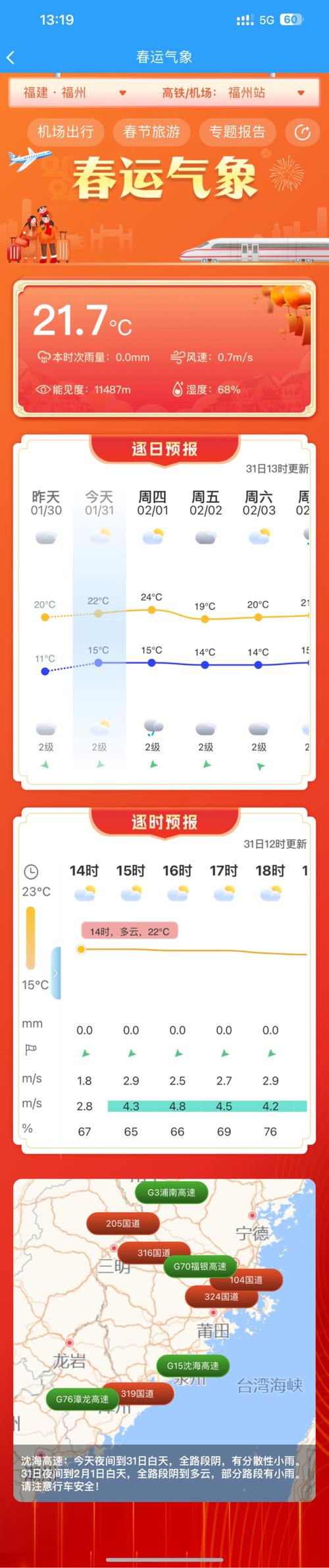 福州二〖Fourteen〗、小时天气，福州二〖Fourteen〗、小时天气情况？  第6张